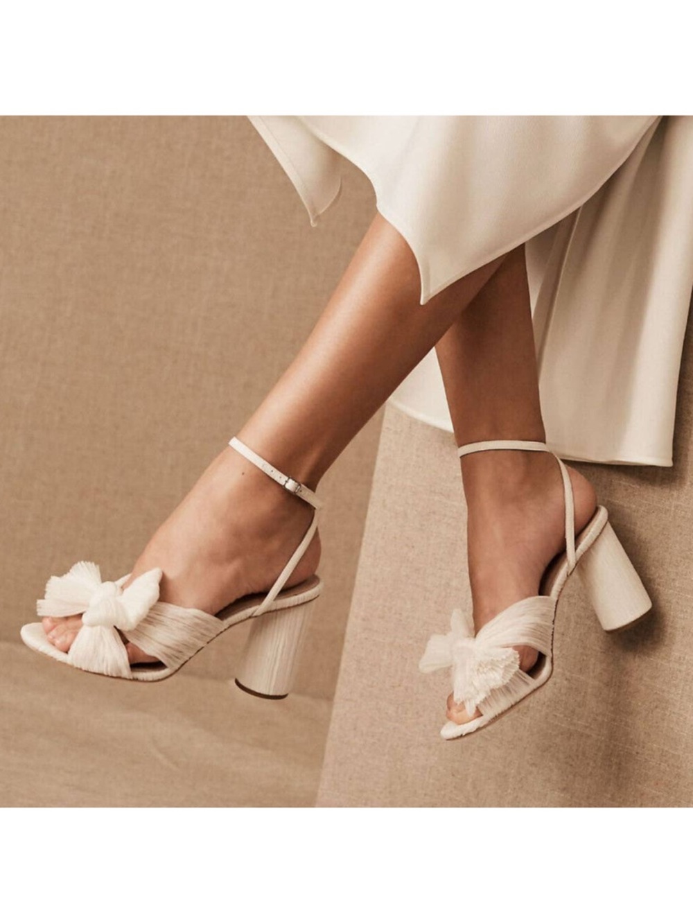 Loeffler Randall Camellia Pleated Bow Heel